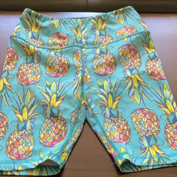Pineapple 🍍 8” Bermuda Bike Shorts - Picture 1 of 6